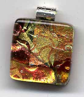 Dichroic Glass Pendants