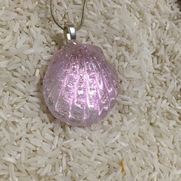 Ocean Treasure – Dichroic Glass Pendant